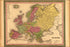 24"x36" Gallery Poster, map of europe 1849