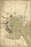24"x36" Gallery Poster, map of fortifications at the Boston Neck 1775