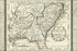 24"x36" Gallery Poster, map of georgia north south carolina 1783
