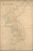 24"x36" Gallery Poster, map of korea 1887 japanese army survey