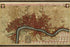 24"x36" Gallery Poster, map of london england 1709