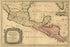 24"x36" Gallery Poster, map of mexico 1657 in french