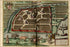 24"x36" Gallery Poster, map of moscow russia 1612