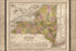 24"x36" Gallery Poster, map of new york state 1844