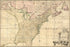 24"x36" Gallery Poster, map of north america early united states 1777