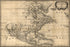 24"x36" Gallery Poster, map of north america pre united states 1650