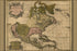 24"x36" Gallery Poster, map of north america pre united states 1694