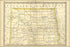 24"x36" Gallery Poster, map of north dakota 1881