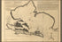 24"x36" Gallery Poster, map of puerto rico harbor 1794