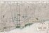 24"x36" Gallery Poster, map of railroads parks boulevards in Chicago 1908