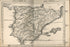 24"x36" Gallery Poster, map of spain and portugal 1513