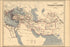 24"x36" Gallery Poster, map of successors of Alexander the great pub 1800