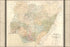 24"x36" Gallery Poster, map of the Colony of Nigeria, 1932