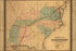 24"x36" Gallery Poster, map of the Orange & Alexandria RailRoad 1851