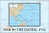 24"x36" Gallery Poster, map of the Pacific Theater of Operations showing its component areas and its relationship to South East Asia Comma