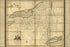 24"x36" Gallery Poster, map of the State of New York 1804