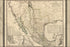 24"x36" Gallery Poster, map of the United States of Mexico 1826