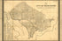 24"x36" Gallery Poster, map of the city of Washington d.c. 1846