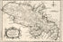 24"x36" Gallery Poster, map of the island of Martinique 1758