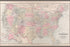 24"x36" Gallery Poster, map of the united states of america 1891
