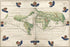 24"x36" Gallery Poster, map of the world 1544
