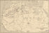 24"x36" Gallery Poster, map of trade routes Sahara desert 1890 in french