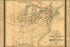 24"x36" Gallery Poster, map of trade transport to atlantic ocean 1853