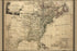 24"x36" Gallery Poster, map of united states of america 1785 in french