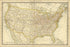 24"x36" Gallery Poster, map of united states of america 1881