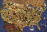 24"x36" Gallery Poster, map of united states of america folklore 1946