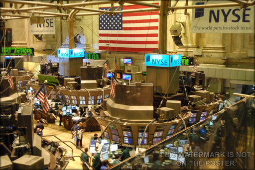 24"x36" Gallery Poster, new york stock exchange nyse