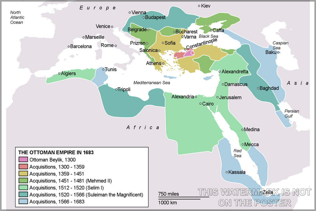 24"x36" Gallery Poster, ottoman empire
