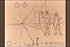 24"x36" Gallery Poster, pioneer probe plaque