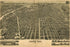 24"x36" Gallery Poster, birdseye view map of Denver, Colorado 1889