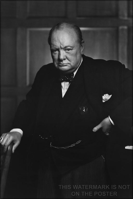 24"x36" Gallery Poster, sir winston churchill p1