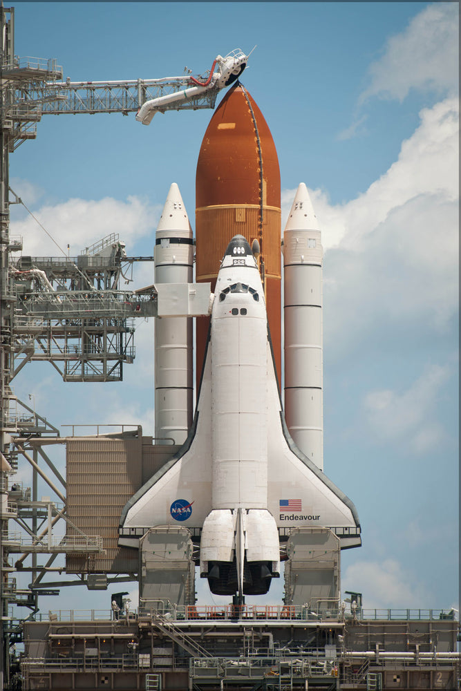24"x36" Gallery Poster, space shuttle Endeavour sts-134 p3