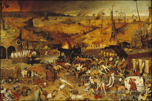 24"x36" Gallery Poster, triumph of death Pieter Bruegel the Elder 1562