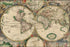 24"x36" Gallery Poster, world map 1689  produced in Amsterdam in 1689, by van Schagen