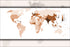 24"x36" Gallery Poster, world map of Countries by population density 2007